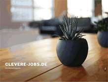 Tablet Screenshot of clevere-jobs.de